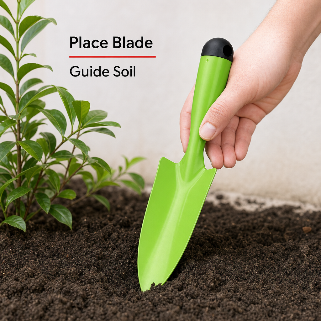 120 Pieces Hand Garden Transplanter Trowel, 25 cm, Green, 1 Piece