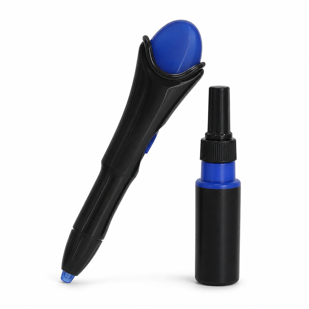 96 Pieces UV Light Liquid Plastic Repair Tool Kit, Blue and Black, 1 Kit