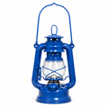 96 Pieces Metal Hurricane Lanterns, Small Blue Hanging Lantern, 20 cm