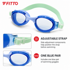 96 Pieces Swimming Goggles for Training, Blue, 1 Piece