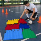 48 Pieces Mesh Sports Training Bib Vests, Small Size, 12-Piece Pack