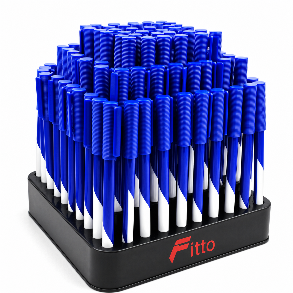 72 Pieces Retractable Gel Pens 0.7mm, Blue Ink, 100 Pieces