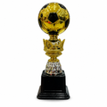 72 Pieces Plastic Football Trophy, 26 cm, Gold and Black Award Cup for Sports Recognition