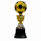 72 Pieces Plastic Football Trophy, 26 cm, Gold and Black Award Cup for Sports Recognition