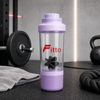 96 Pieces 500ml Shaker Bottle with Mixer, Lavender