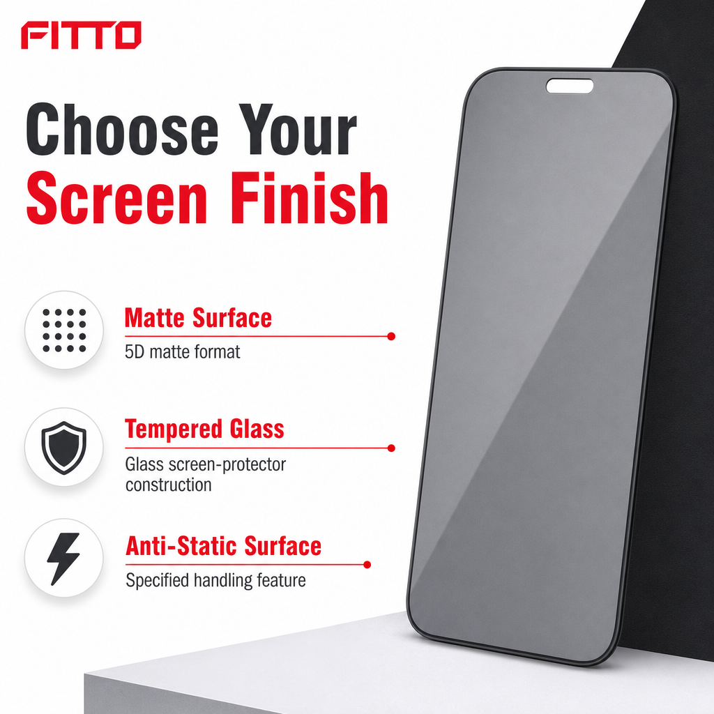 120 Pieces 5D Matte Tempered Glass Screen Protectors for 17 Pro Max with Anti-Static Surface