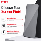 120 Pieces 5D Matte Tempered Glass Screen Protectors for 17 Pro Max with Anti-Static Surface