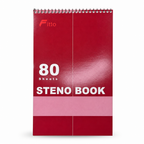 240 Pieces Steno Book, 6 x 9 Inch, 80 Sheets, Spiral Notebook with Perforated Pages, 1 Piece