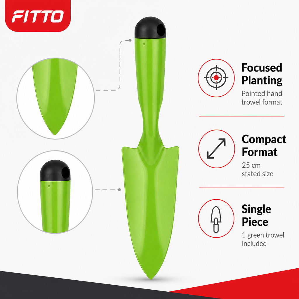 120 Pieces Hand Garden Transplanter Trowel, 25 cm, Green, 1 Piece