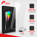 96 Pieces Screen Protectors for A56, 5D Tempered Glass, ESD Anti-Static, 1 Pack
