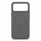 120 Pieces Silicone Magnetic Phone Cases with Raised Camera Protection, Gray
