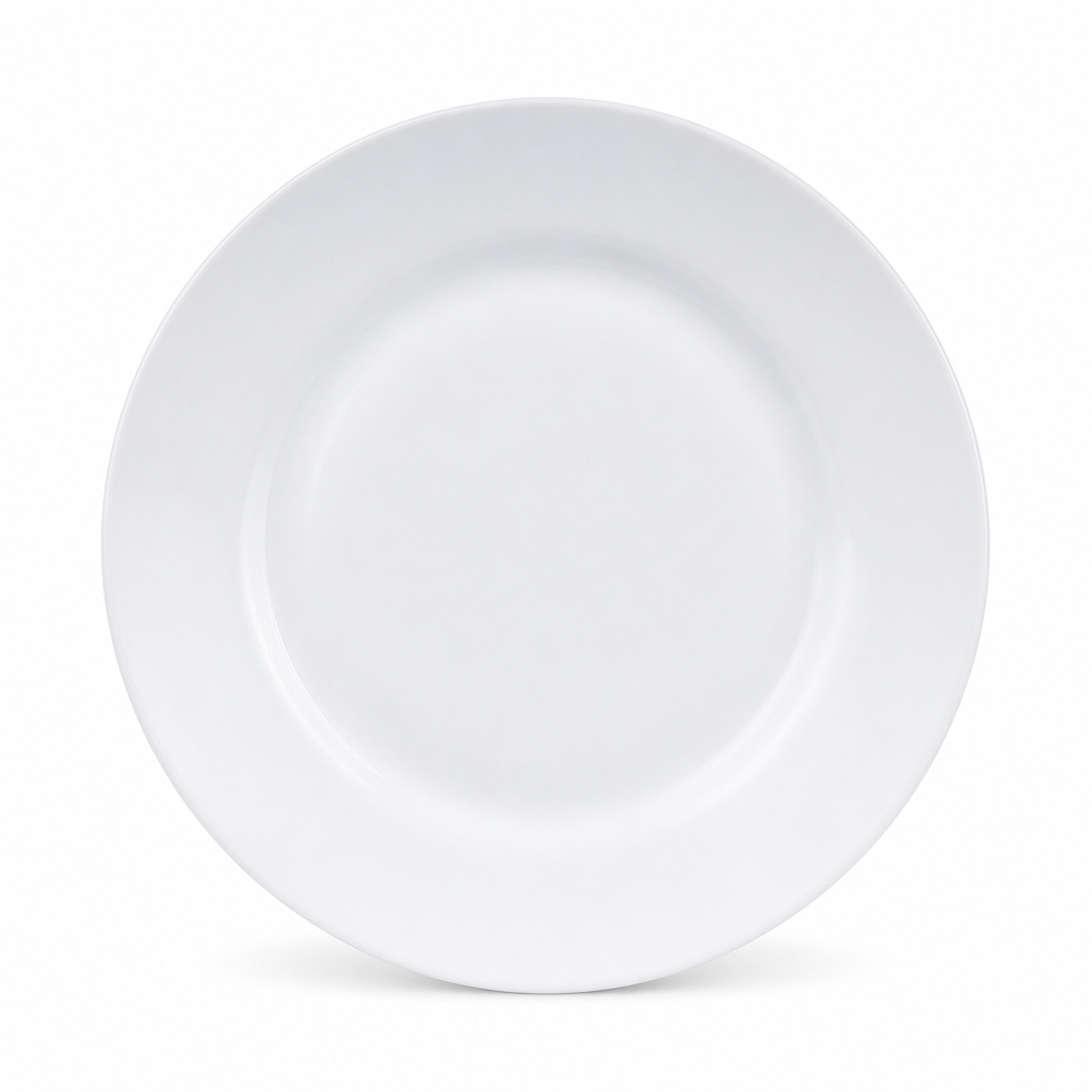 144 Pieces Dessert Plate, White, 7 Inch, Single Round Plate for Desserts and Small Servings