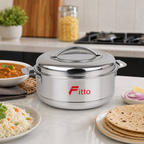 60 Pieces Stainless Steel Casserole With Lid, 1500 ml, Round Covered Cookwares With Side Handles