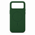 120 Pieces Silicone Magnetic Phone Cases for 14 Pro, Green, with Raised Camera Protection