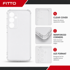 240 Pieces Clear Protective Phone Cases for A25 with Reinforced Corners, Transparent Cover, 1 Piece