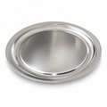 96 Pieces Stainless Steel Rice Plate, 21 cm, Round Silver Tablewares