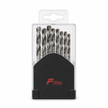 96 Pieces Twist Drill Bit Sets HSS, 1.5–6.5 mm, 13 Pieces with Silver and Black Case