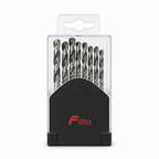 96 Pieces Twist Drill Bit Sets HSS, 1.5–6.5 mm, 13 Pieces with Silver and Black Case