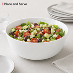 96 Pieces Serving Bowl, 9 Inch, White