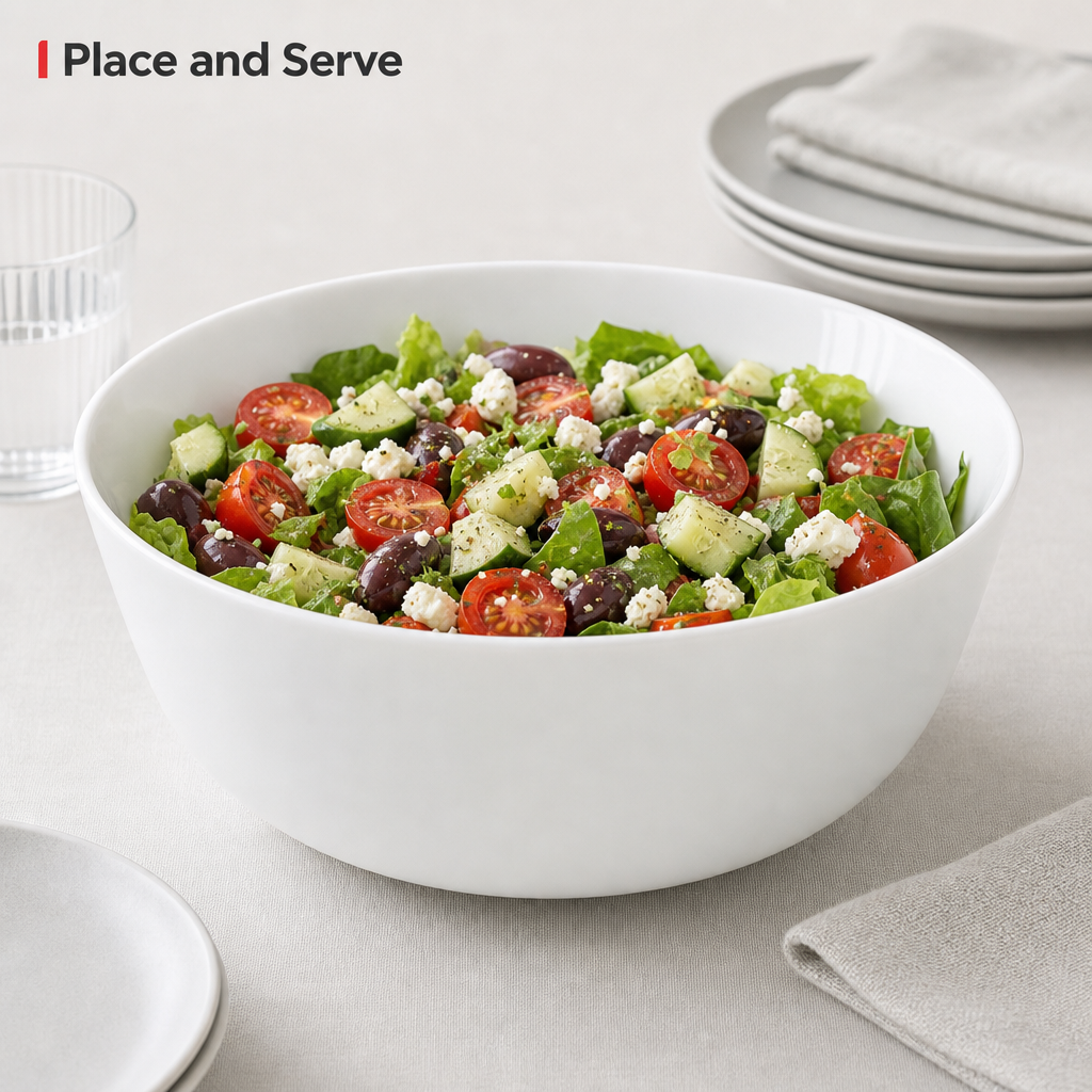 96 Pieces Serving Bowl, 9 Inch, White