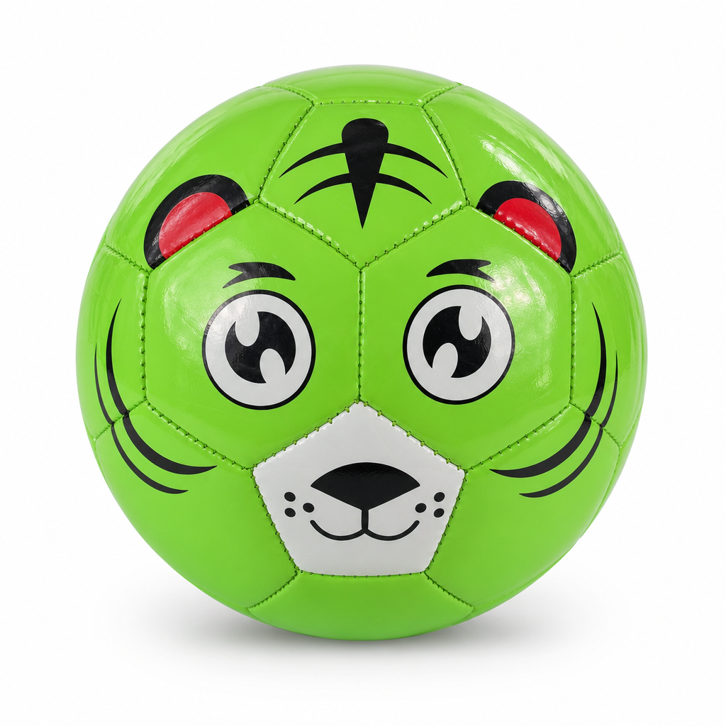 120 Pieces Mini Football Ball, Cartoon Face Design, 14 cm Single Ball, Assorted Colours