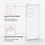 240 Pieces Clear Protective Phone Cases with Reinforced Corners, Single Piece