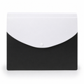240 Pieces Black and White Plastic Button Document Folder, 1 Piece, 33 x 24 cm