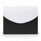 240 Pieces Black and White Plastic Button Document Folder, 1 Piece, 33 x 24 cm