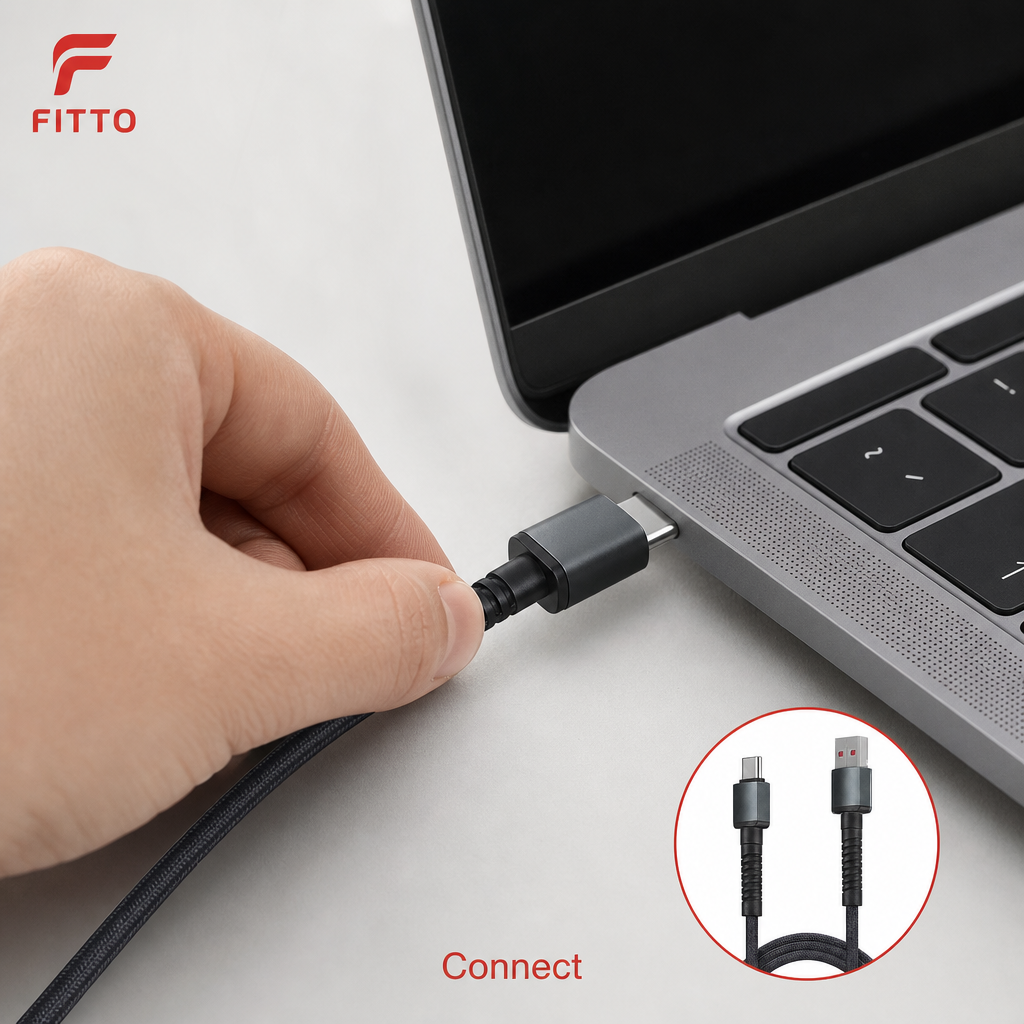 120 Pieces Fast Charging Data Cable, 6A Braided Cable, Assorted Connector Versions, Single Piece