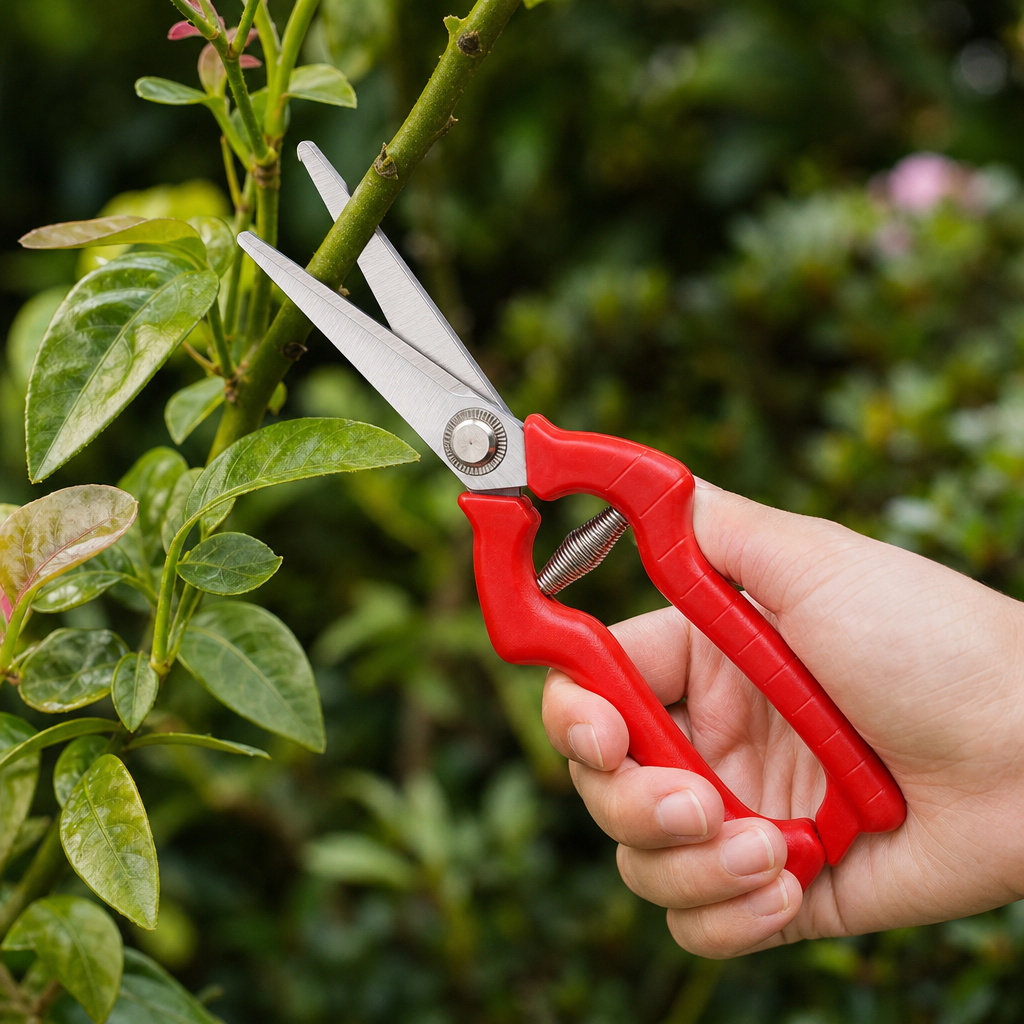 120 Pieces Bypass Pruning Shears, 10 Inch, Red and Silver, 1 Piece