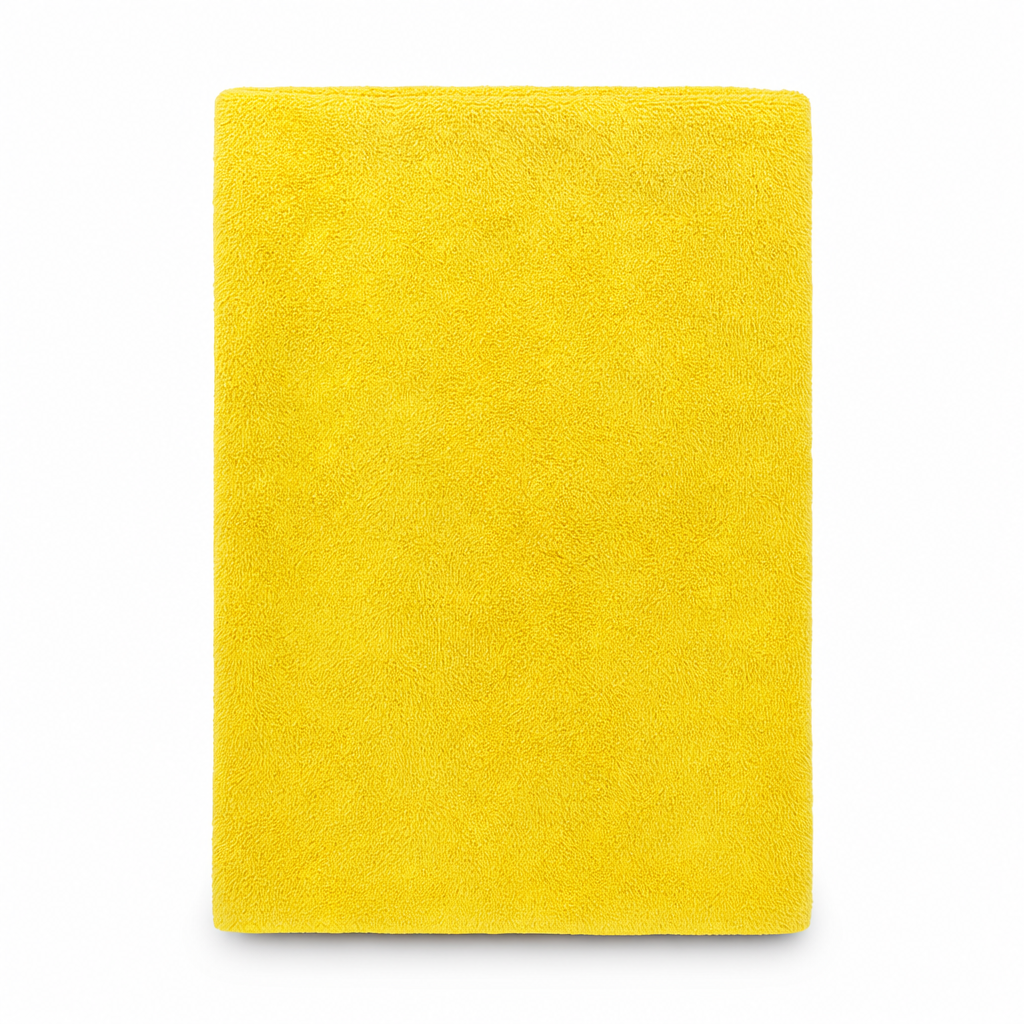 120 Pieces Microfiber Cleaning Cloth, No Stitching, 40 x 60 cm, Yellow
