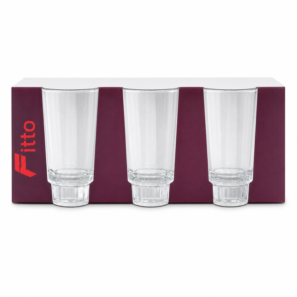96 Pieces Standard Glass Tumbler Set, 140 ml, 3 Pieces