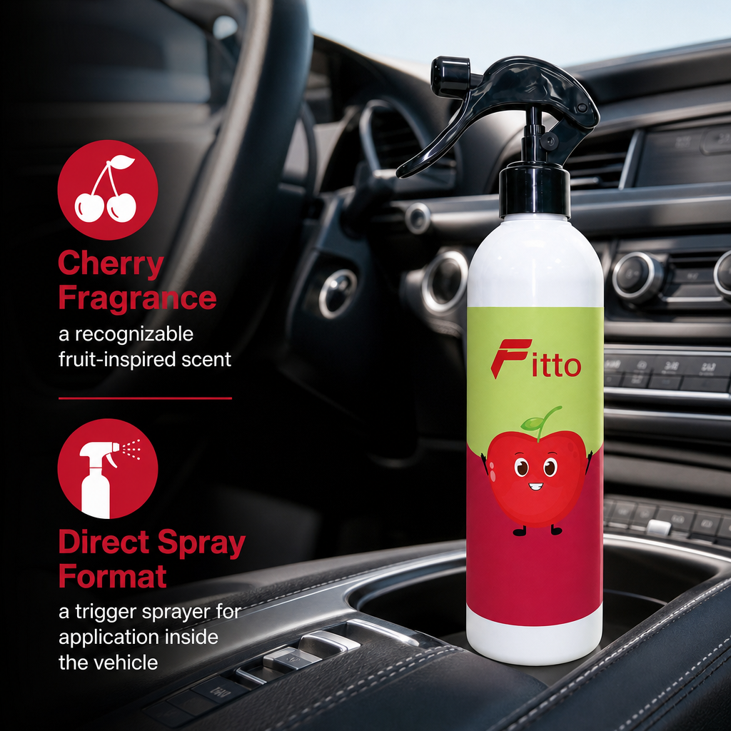96 Pieces Car Air Fresheners Spray, Cherry Scent, 500 ml Bottle