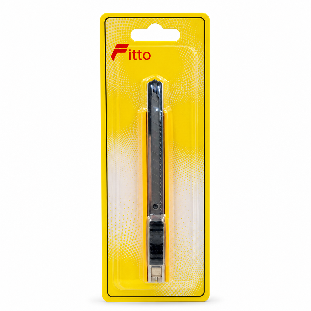 120 Pieces Utility Knives, 9 mm Snap-Off Blade, Yellow and Black Handle, 1 Piece