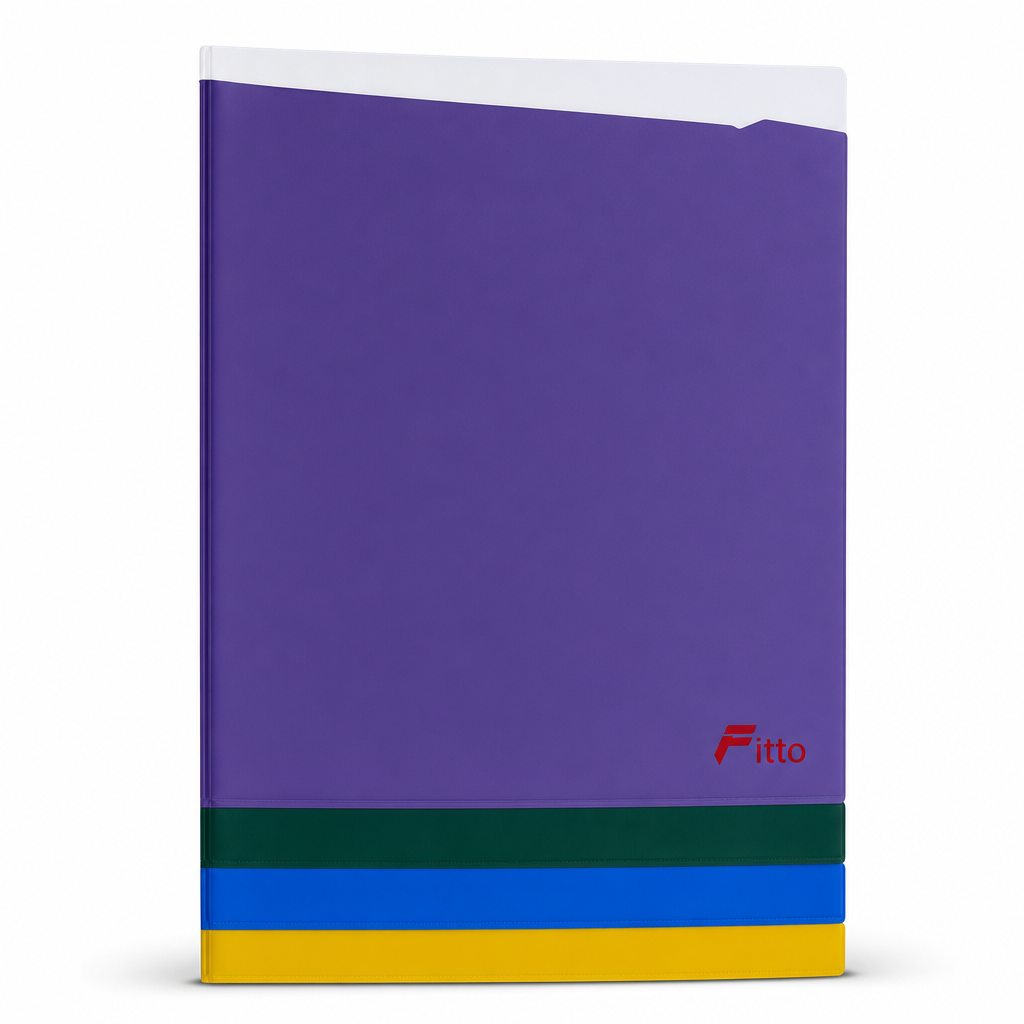 240 Pieces A4 Plastic Document Folder, Assorted Colour, 1 Piece