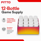 96 Pieces Carrom Powders, Pack of 12 Bottles for Carrom Board Play