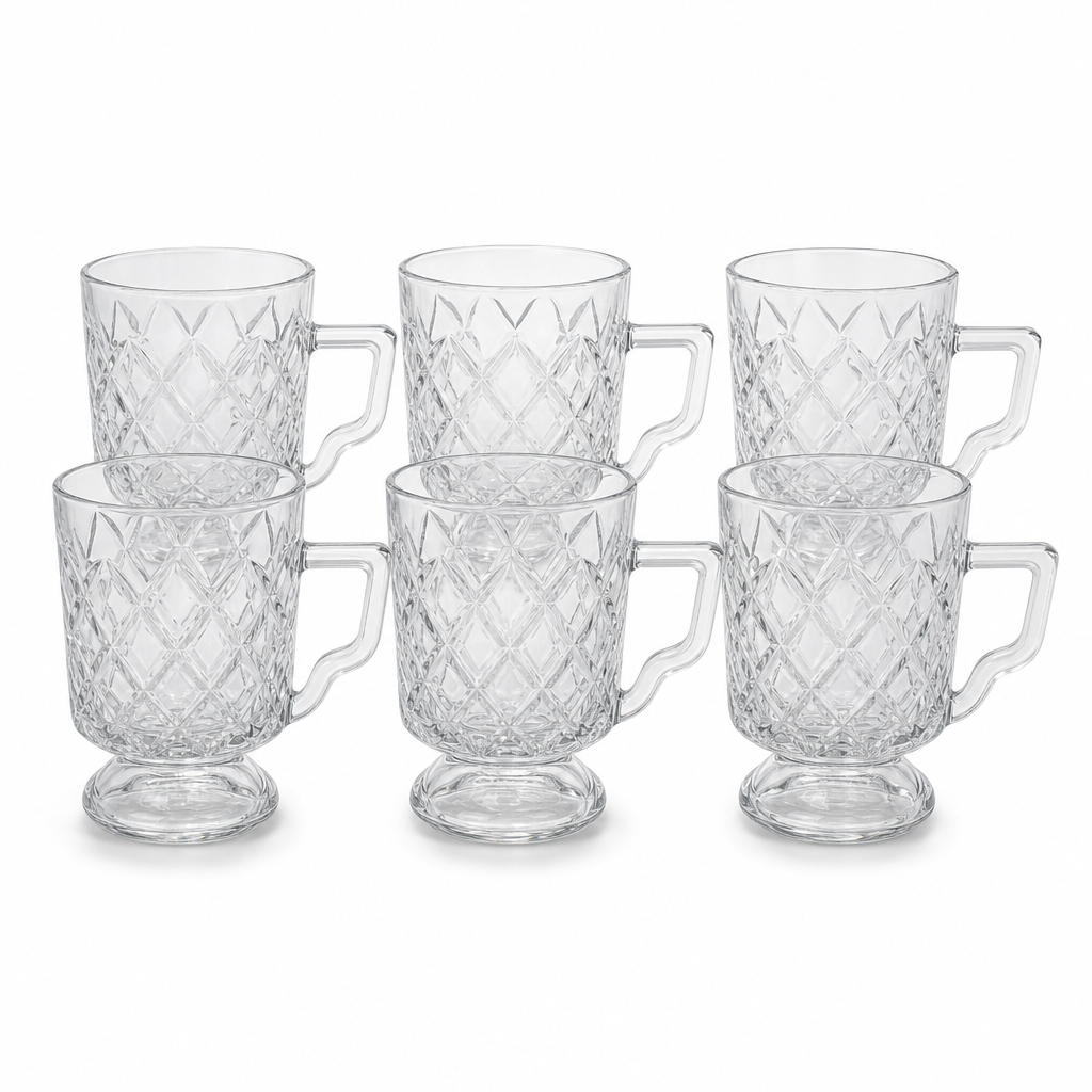 72 Pieces Glass Bowl Set, Clear, 6 Pieces