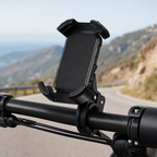 96 Pieces Adjustable Handlebar Phone Holder with One-Hand Operation, Black