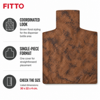 240 Pieces Water Dispenser Bottle Covers, Brown Floral PEVA Cover, 1 Piece