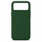 120 Pieces Silicone Magnetic Phone Cases with Raised Camera Protection, Green