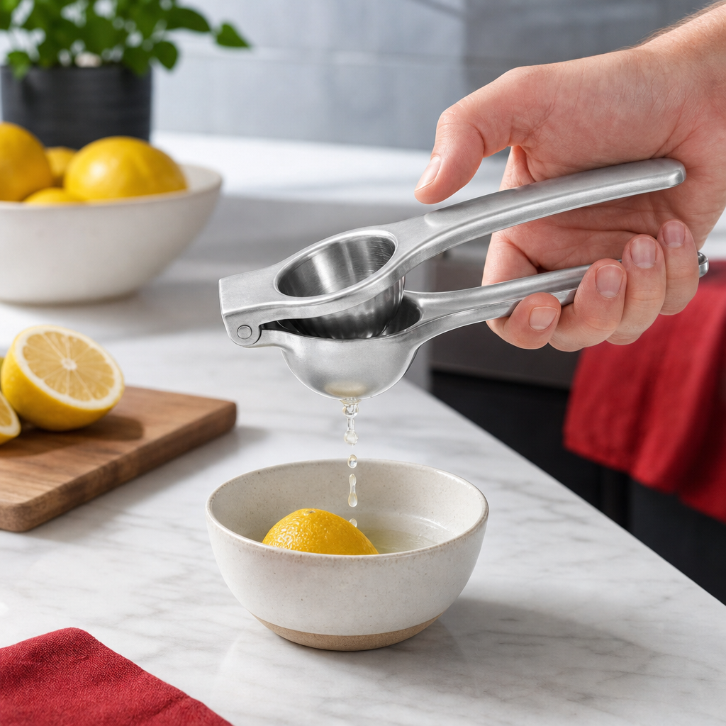 120 Pieces Manual Lemon Squeezer Press, Stainless Steel Handheld Juicer, 27 cm