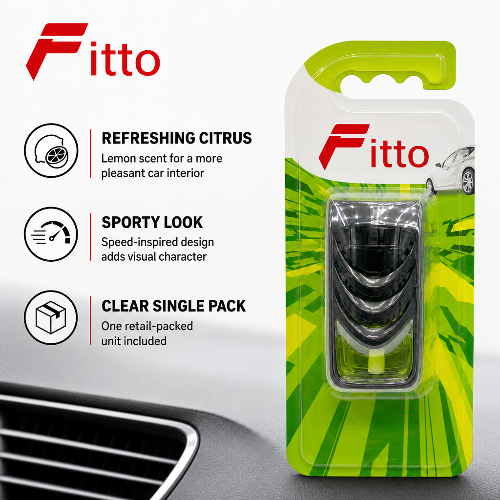 96 Pieces Car Air Fresheners, Lemon Scent, Speed Design, Single Pack