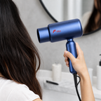 96 Pieces Blue 1200 W Foldable Hair Dryers, 1 Piece