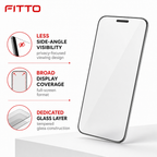 120 Pieces Full-Screen Privacy Tempered Glass Screen Protectors for iPhone 14 Pro