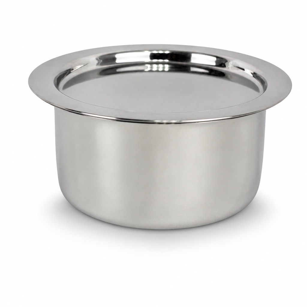 72 Pieces Stainless Steel Cooking Pan with Plain Bottom, 20 cm