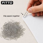 240 Pieces Paper Clips, 50 mm Silver Office Clips, 100 Pieces for Filing Documents and Organizing Loose Sheets
