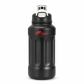 72 Pieces Sports Water Bottles 1000ml with Carry Strap, Black