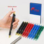 72 Pieces Gel Pens 0.7mm, Retractable Writing Pens, 12 Pieces, Multicolor Set for School Office Notes