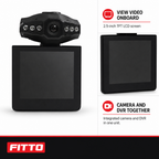 60 Pieces Portable DVR Cameras with 2.5 Inch TFT LCD Screen, Black, 1 Unit