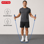 72 Pieces Digital Jump Ropes for Cardio and Fitness with Built-In Counter, Blue